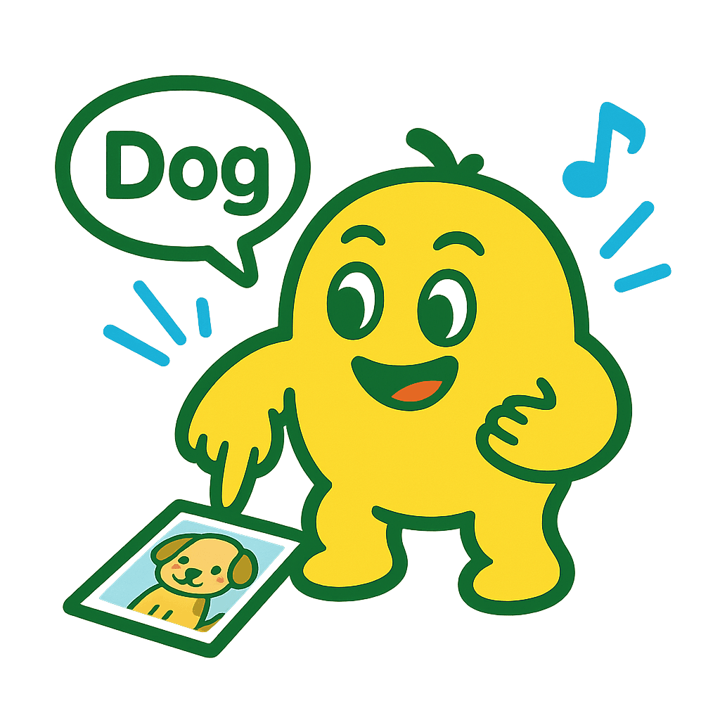 Illustration for listening to words